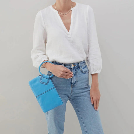 Sable Wristlet - Tranquil Blue Hobo