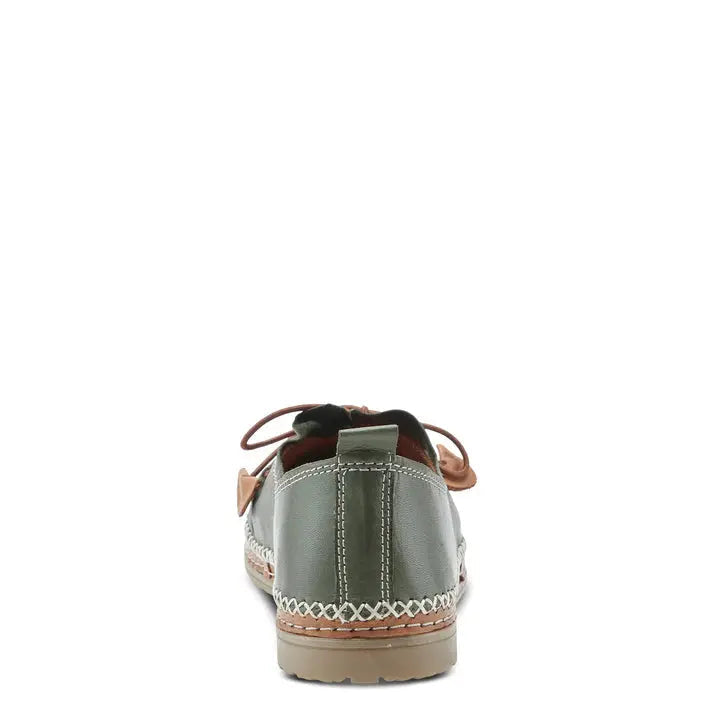 SPRING STEP BERNA SHOES - OLIVE LEATHER Spring Step