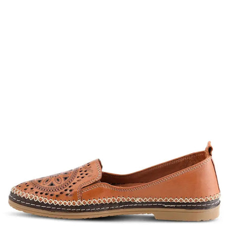 Spring Step Ingrid Slip On SHOES- Camel LEATHER Spring Step