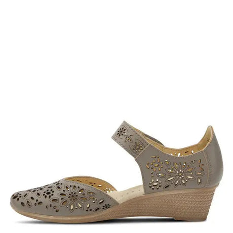 SPRING STEP Nougat Mary Jane ShoeS- Grey Spring Step