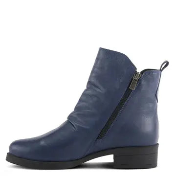 SPRING STEP ZIPSTERING BOOTS - NAVY LEATHER Spring Step