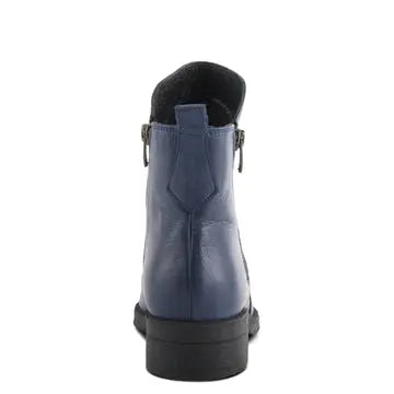 SPRING STEP ZIPSTERING BOOTS - NAVY LEATHER Spring Step