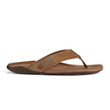 Tuahine Men's Leather Beach Sandals - Toffee OluKai