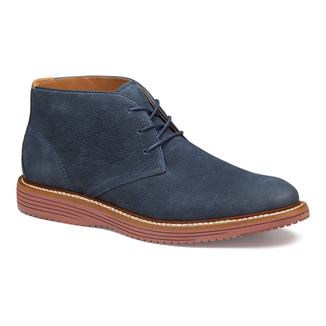 Upton Chukka - Navy - Becker's Best Shoes- Johnston & Murphey