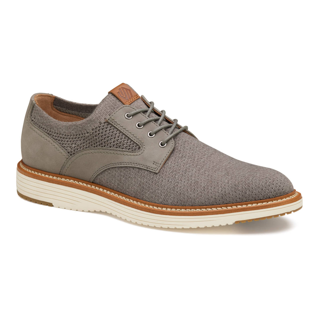 Upton Knit Plain Toe - Grey - Becker's Best Shoes- Johnston & Murphey