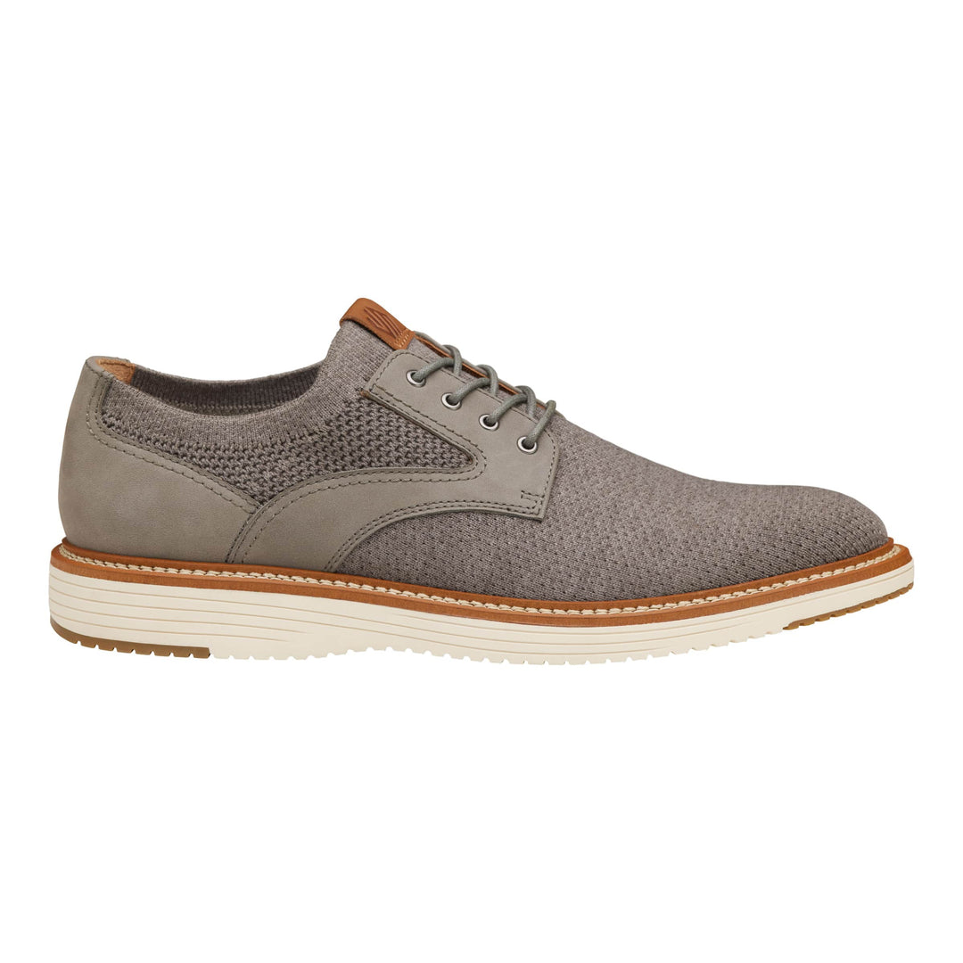 Upton Knit Plain Toe - Grey - Becker's Best Shoes- Johnston & Murphey