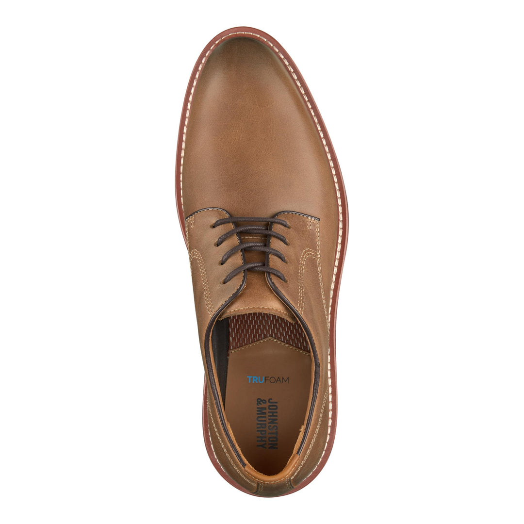 Upton Plain Toe - Tan - Becker's Best Shoes- Johnston & Murphey