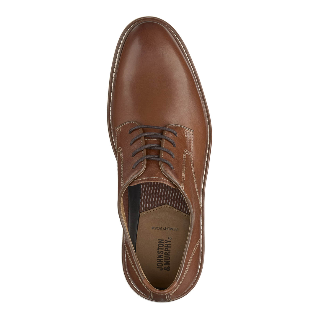 Upton Plain Toe - Tan - Becker's Best Shoes- Johnston & Murphey