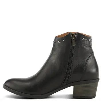 WILDWEST BOOTS - BLACK LEATHER Spring Step