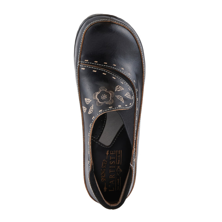 Burbank L'Artiste - Black Leather - Becker's Best Shoes- Spring Step